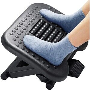 HUANUO Foot Rest for Under Desk at Work, Adjustable Footrest with Massage Textur
